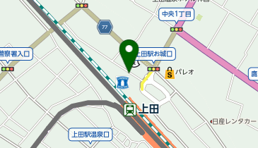 【予約制】Bounce ビッグエコー上田駅構内店舗の収納スペースの地図画像