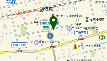 【予約制】Bounce ビッグエコーサーガ駅構内保管場所の地図画像