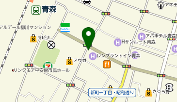 【予約制】Bounce ビッグエコー青森駅構内倉庫の地図画像