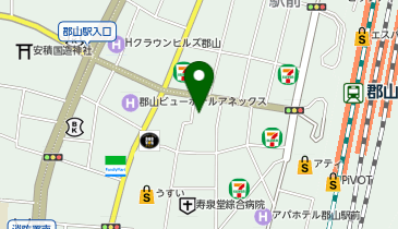 【予約制】Bounce ビッグエコー 郡山駅陣屋店 保管場所の地図画像