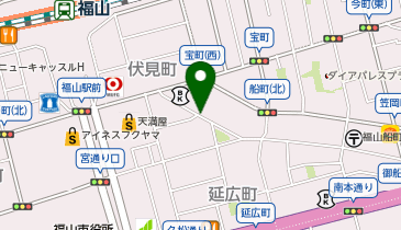 【予約制】Bounce ビッグエコー福山駅店の収納スペースの地図画像