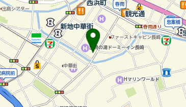 【予約制】Bounce ビッグエコー長崎春雨観光通り店 置き場の地図画像