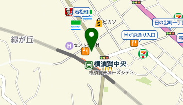 【予約制】Bounce ビッグエコー横須賀中央店倉庫スペースの地図画像