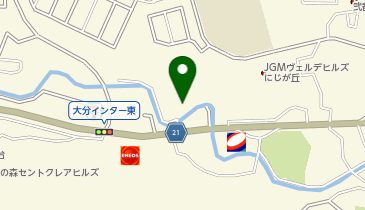 【予約制】Bounce ロッカー ヤマト運輸 西大分センター 保管場所の地図画像