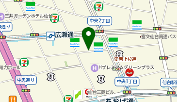 【予約制】Bounce 広瀬通り駅近くの保管場所の地図画像