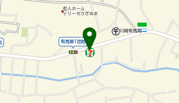 【予約制】Bounce Locker Seven-Eleven Kawasaki Higashi-Arima store Storage Spotの地図画像