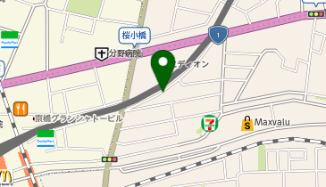 【予約制】Bounce 【京橋】京阪モール保管場所近くの地図画像