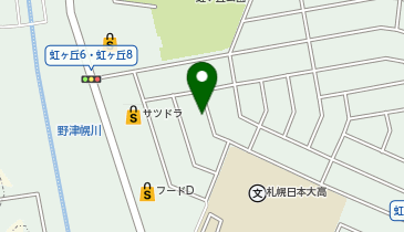 【予約制】Bounce ロッカー サツドラ虹ヶ丘店 保管場所の地図画像