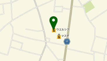 【予約制】Bounce ロッカー ウエルシア古川三和店保管場所の地図画像