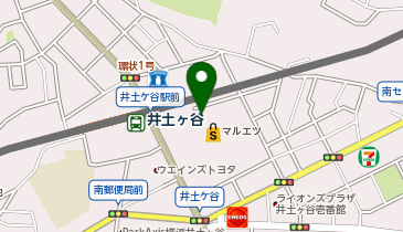 【予約制】Bounce ロッカー マルエツ 井土ヶ谷店 収納スポットの地図画像