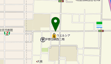 【予約制】Bounce ロッカー ウエルシア平野瓜破西店 収納場所の地図画像