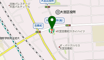 【予約制】Bounce セブンイレブン さいたま吉城町店 ロッカー 保管場所の地図画像