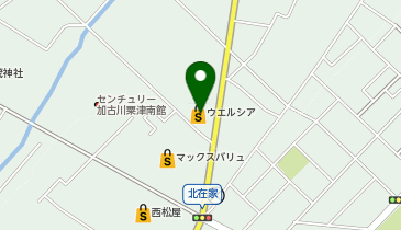 【予約制】Bounce ロッカー ウエルシア加古川粟津店 お預かりスポットの地図画像