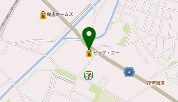 【予約制】Bounce ロッカー ビッグ・エー 東村山青葉店 収納スポットの地図画像