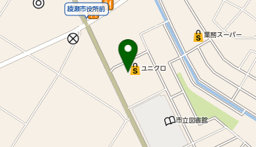 【予約制】Bounce ロッカー ヤオコー綾瀬店 収納スポットの地図画像