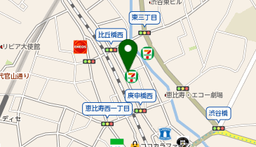 【予約制】Bounce Locker Seven-Eleven Ebisu Station North Storage Spotの地図画像