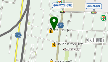 【予約制】Bounce Locker Mommy Mart Kodaira Ogawa store Storage Spotの地図画像