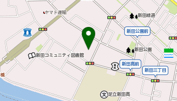 【予約制】Bounce ロッカー ウエルシア足立新田店 収納スポットの地図画像