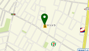 【予約制】Bounce ロッカーサツドラ富岡中央店保管場所の地図画像