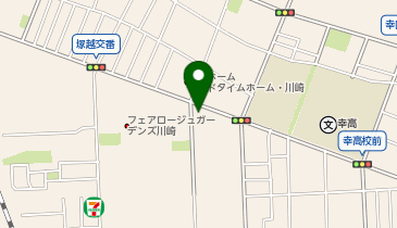 【予約制】Bounce ロッカーライフ川崎塚越収納スペースの地図画像