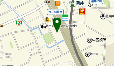 【予約制】Bounce ロッカー ウエルシア堺深沢町店 収納スポットの地図画像
