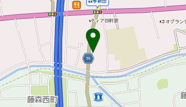 【予約制】Bounce ロッカー ヤマト運輸 名東高屋代センター保管場所の地図画像