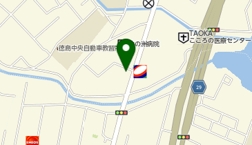 【予約制】Bounce ロッカー ヤマト運輸 徳島城東センター 保管場所の地図画像