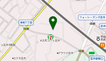 【予約制】Bounce ロッカー マルエツ四季幸町保管所の地図画像