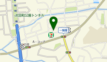 【予約制】Bounce ロッカー業務スーパー竹山店保管場所の地図画像