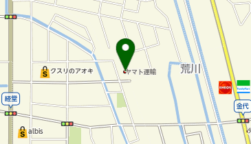 【予約制】Bounce ロッカー ヤマト運輸 富山共同センター 保管場所の地図画像