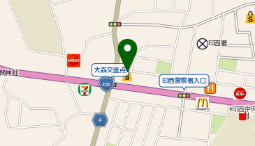 【予約制】Bounce ロッカー ビッグ・エー 木下店 収納スポットの地図画像