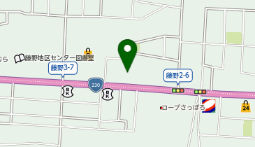 【予約制】Bounce ロッカー ヤマト運輸 札幌藤野センター 保管場所の地図画像