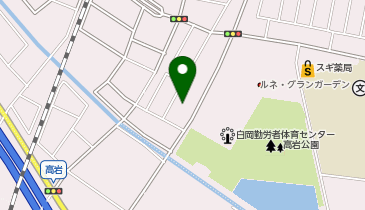 【予約制】Bounce ロッカー ヤオコー新城岡店 収納スポットの地図画像