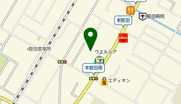 【予約制】Bounce ロッカー ウエルシア大津堅田店 保管場所の地図画像