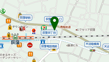 【予約制】Bounce ロッカー セブンイレブン ダイワ荻窪タワー店 保管場所の地図画像