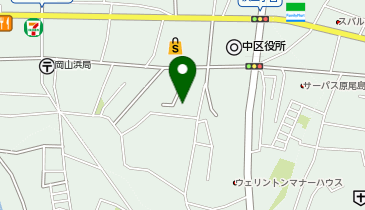 【予約制】Bounce ロッカー ウエルシア岡山浜店 収納スポットの地図画像