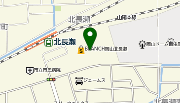 【予約制】Bounce ロッカーBRANCH 岡山北長瀬 収納スポットの地図画像
