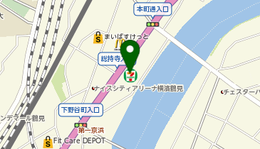 【予約制】Bounce ロッカー セブンイレブン 横浜鶴見中央5丁目店 お預かりスポットの地図画像