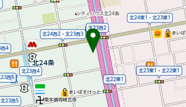 北海道エネルギー(株) 北24条通オートガススタンドの地図画像