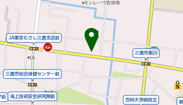 エネックス(株) 三鷹営業所の地図画像