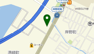 梶野産業(株) LPガス充填工場の地図画像