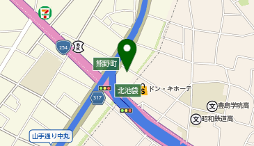 山手交通(株) オートガススタンドの地図画像