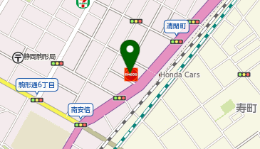 アイカワ(株) 静岡西LPガススタンドの地図画像