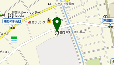 静岡ガスエネルギー(株) エコ・ステーション静岡の地図画像