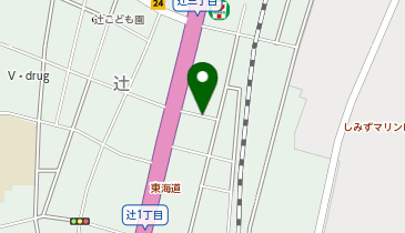 鈴与商事(株) 静岡支店 清水オートガススタンドの地図画像