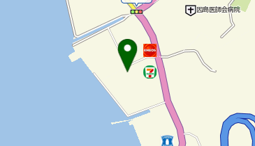 因の島ガス(株) オートガススタンドの地図画像