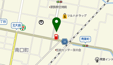 鈴与商事(株) 甲府支店甲府オートガススタンドの地図画像