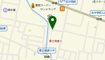 山梨モーターガス(株)の地図画像