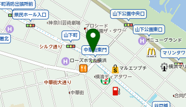 (株)奥村商会 山下町オートガススタンドの地図画像