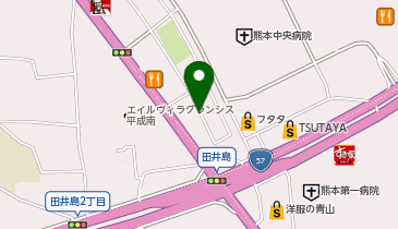 熊本県タクシー事業(協) LPガススタンドの地図画像